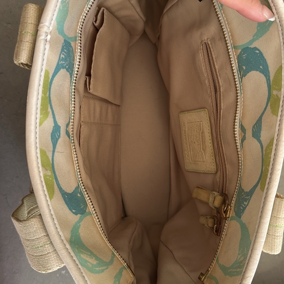 Coach Pastel Hampton Signature Scribble Shoulder Bag (Style No. 247) - Picture 3 of 9